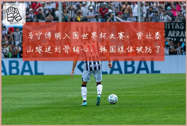 马宁傅明入围世界杯决赛，曾让泰山球迷刻骨铭心，韩国媒体破防了