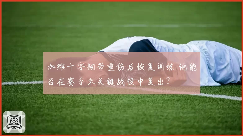 加维十字韧带重伤后恢复训练 他能否在赛季末关键战役中复出？